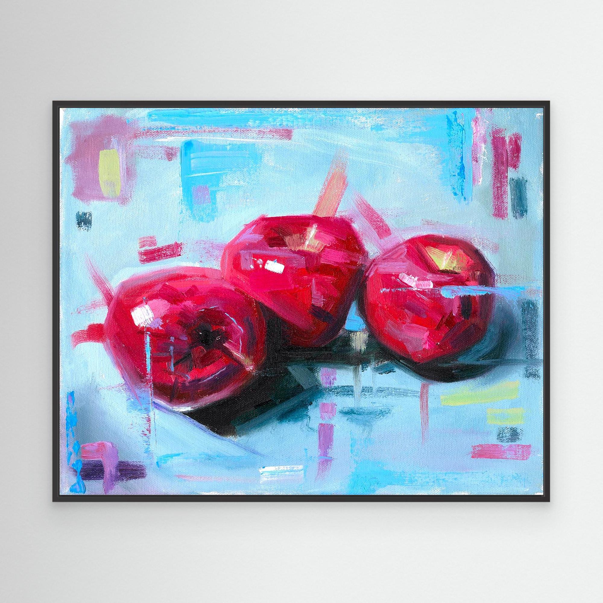 “3 Apples” Canvas Print - Stazzy 2015
